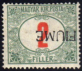 FIUME SEGNATASSE 1918 - 2f, ... 