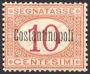 COSTANTINOPOLI SEGNATASSE 1922 - ... 