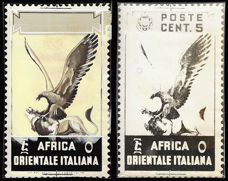 1938 - 5 cent. soggetti africani ... 