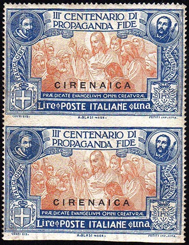 1923 - 1 lira Propaganda Fide, ... 