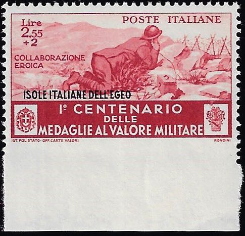 1934 - 2,55 + 2 lire Medaglie, non ... 