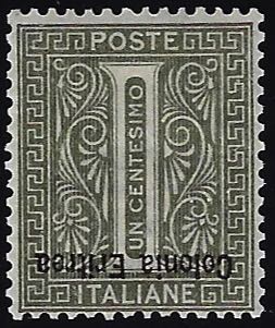 1893 - 1 cent., soprastampa ... 