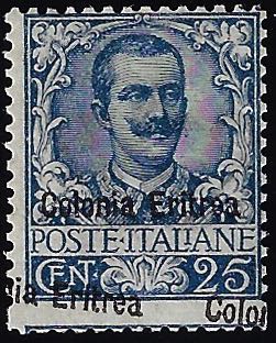 1903 - 25 cent. Floreale, doppia ... 