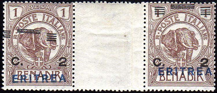 1924 - 2 cent. su 1 b., ... 