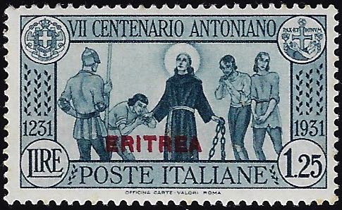 1931 - 1,25 lire S.Antonio, doppia ... 