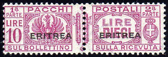 PACCHI POSTALI 1936 - 10 lire ... 