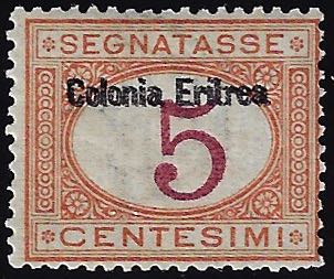 SEGNATASSE 1903 - 5 cent. ... 