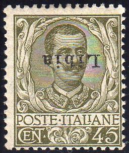 1917 - 45 cent. Floreale, ... 