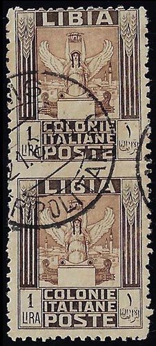 1926 - 1 lira Pittorica, dent. 11, ... 