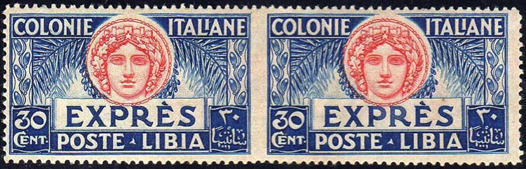 ESPRESSI 1921 - 30 cent., coppia ... 