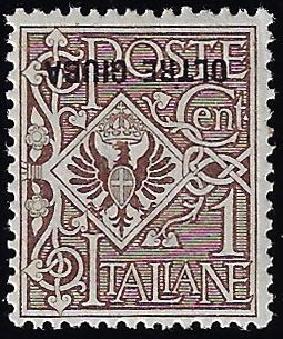 1925 - 1 cent., soprastampa ... 