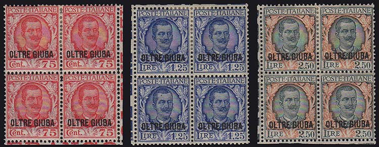 1926 - Floreale soprastampati ... 