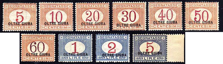 SEGNATASSE 1925 - Soprastampati ... 