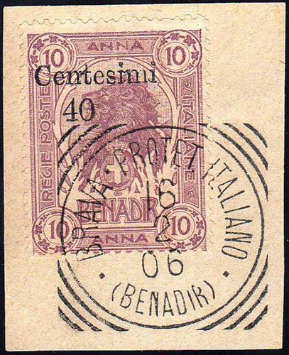 1905 - 40 cent. su 10 a. ... 
