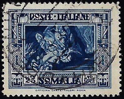 1935 - 25 lire Pittorica, dent. 14 ... 