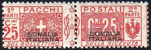 PACCHI POSTALI 1917 - 25 cent. ... 