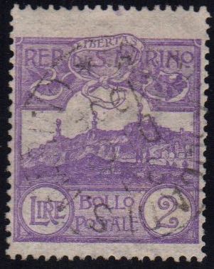 1903 - 2 lire Veduta (44), usato, ... 