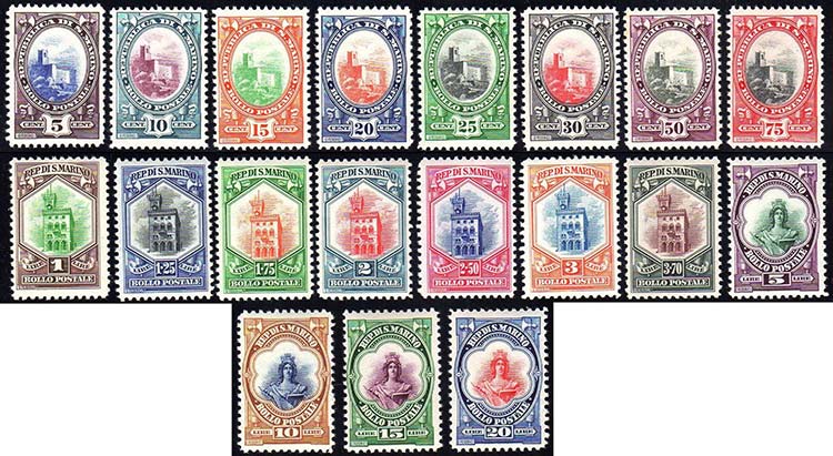 1929 - Veduta (141/158), gomma ... 