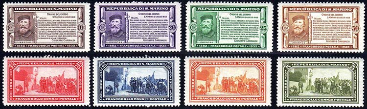 1932 - Garibaldi (168/175), gomma ... 