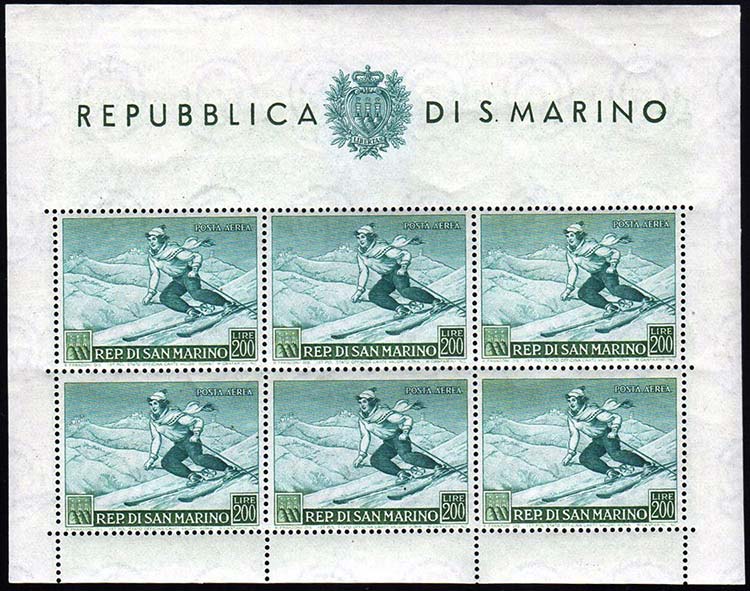 1953 - 200 lire Sciatrice, ... 