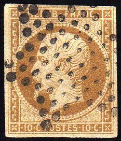 FRANCIA 1852 - 10 cent. bistro ... 