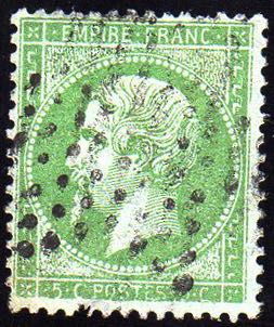 FRANCIA 1870 - 5 cent. verde ... 