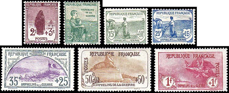 FRANCIA 1917/19 - Orfanelli, ... 