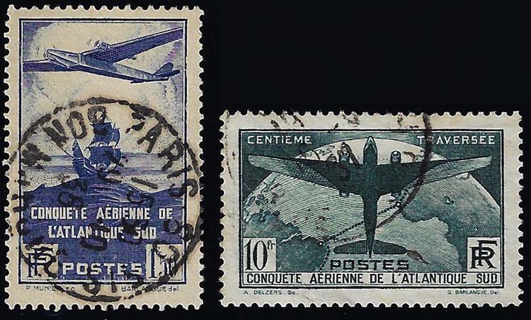 FRANCIA 1936 - Traversata aerea ... 