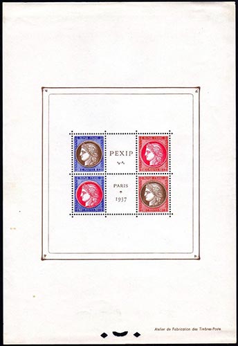 FRANCIA FOGLIETTI 1937 - PEXIP, ... 