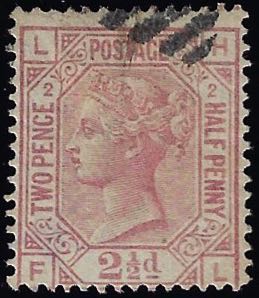 GRAN BRETAGNA 1875 - 2 1/2 Regina ... 