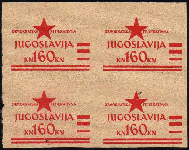 JUGOSLAVIA EM. PROVVISORIE CROAZIA ... 