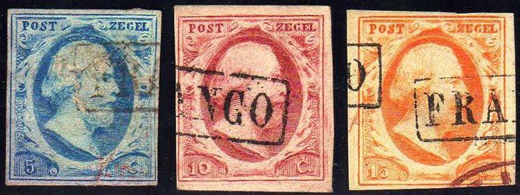 OLANDA 1852 - Guglielmo III (1/3), ... 