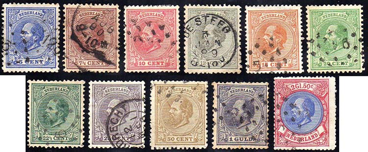 OLANDA 1872/88 - Guglielmo III, ... 