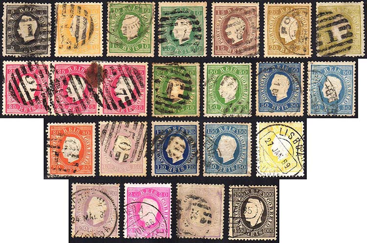 PORTOGALLO 1870/84 - Re Luigi I, ... 