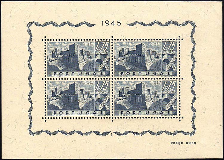 PORTOGALLO FOGLIETTI 1945 - 1,75 ... 