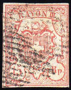 SVIZZERA 1852 - 15 r. Rayon III, ... 