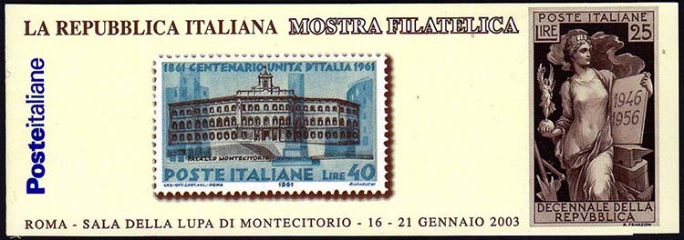 REPUBBLICA ITALIANA LIBRETTI 2003 ... 