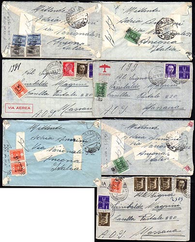 ERITREA 1938 - Bellinsieme di 7 ... 