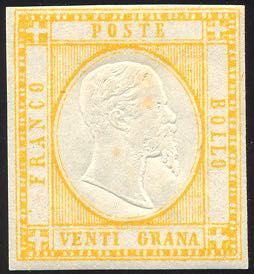 1861 - 20 grana giallo (23), ... 