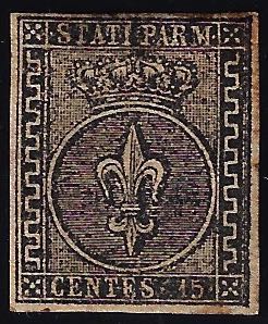 1852 - 15 cent. rosa (3), nuovo, ... 