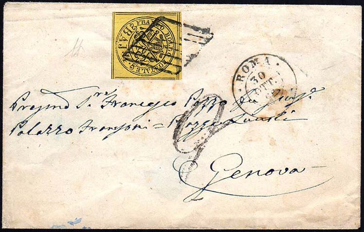 1866 - 4 baj giallo otto filetti ... 