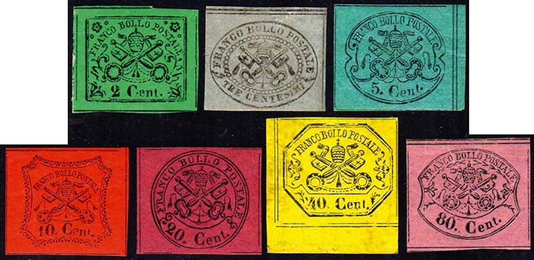 1867 - Seconda emissione, sette ... 