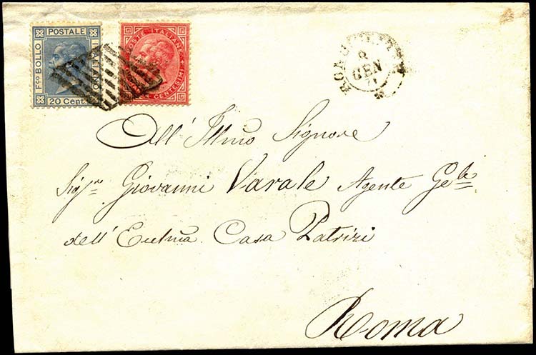 1871 - 40 cent. De la Rue, 20 ... 