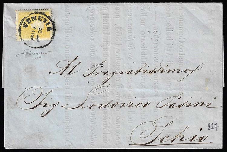1863 - 2 soldi giallo, II tipo ... 
