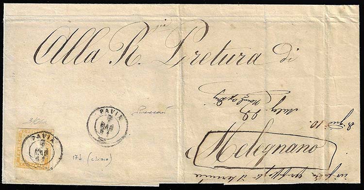 1861 - 80 cent. ocra arancio ... 