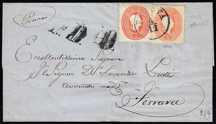 1862 - 5 soldi rosso, 5 soldi ... 