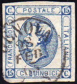 1863 - 15 cent. Litografico, I ... 