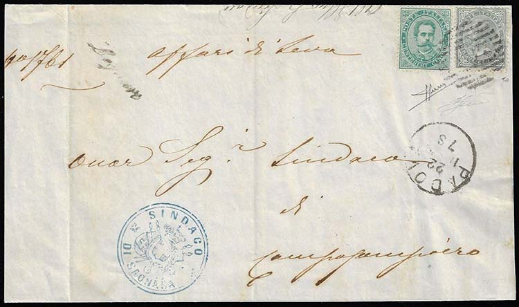 1879 - 5 cent. De La Rue, tiratura ... 