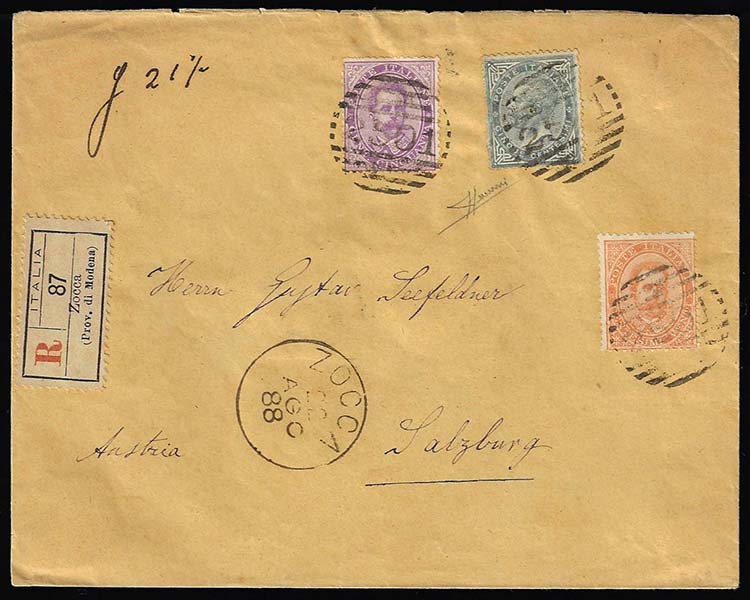 1888 - 5 cent. De La Rue, tiratura ... 