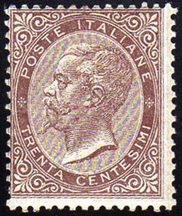 1863 - 30 cent. De La Rue, ... 
